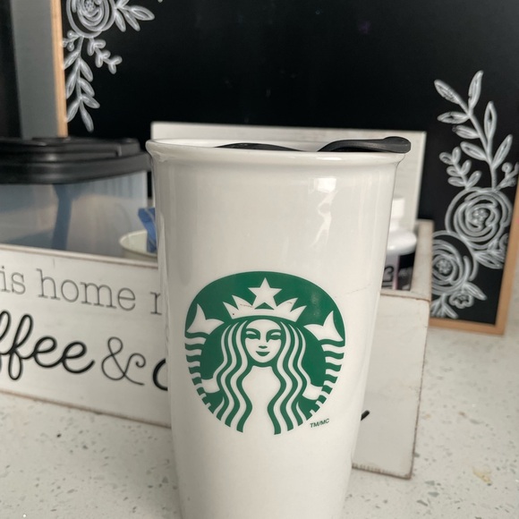 Starbucks Ceramic Mug with Green Emblem - Picture 3 of 5